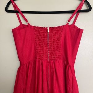 Reformation Square Neckline Midi Length Dress💃